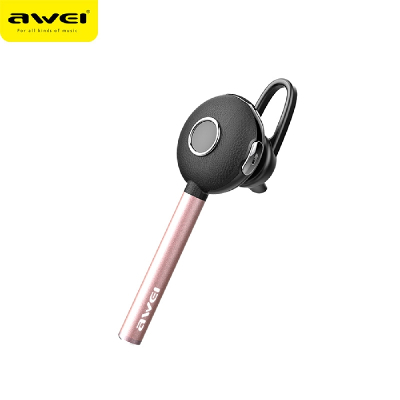 High quality Awei brand unique design portable mini mono bluetooth headphone earplug for multi smartphone