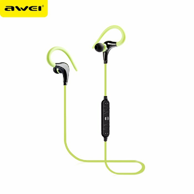 A890BL AWEI Bleutooth Hands Free Earplugs Bluetooth Earphones With Ear Hooks