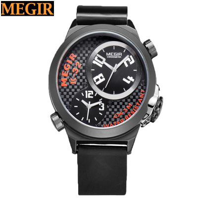 Shenzhen Watch Manufacturer Quamer sport watch price Megir silicone sport watch