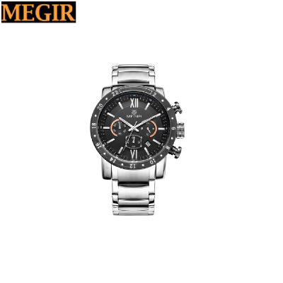 New arrival most popular men fashion Megir brand watch with calendar