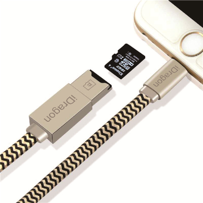 USB cable card reader for iPhone ipad Camera using