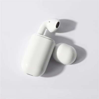 White  wireless bluetooth single earphone sport earphone speaker