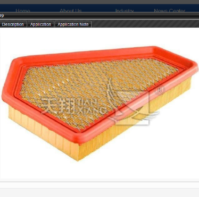 Air filter 25898499 for CADILLAC