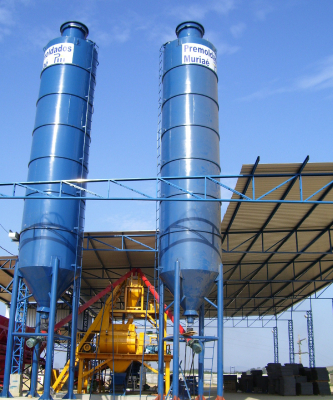 QT12-15 Fully automatic concrete block production Line