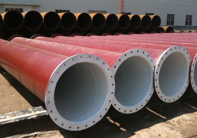 Spiral steel pipe for low-pressure fluid transport service