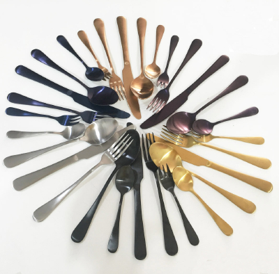 Amazon Best selling set of 20pcs stainless steel flatware set stainless steel cutlery set