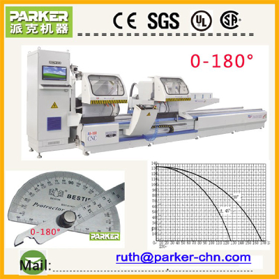 Aluminum any angle CNC Double head Cutting saw
