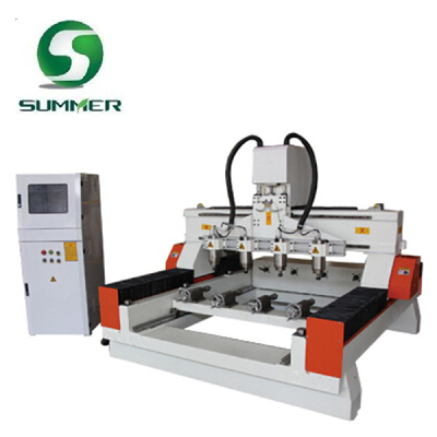 4 axis 4 heads 6 spindles 3d cnc router 3d cylinder wood carving machine 3d wood statue carving machine