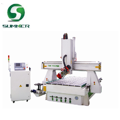 4 axis M25BT ATC CNC Router 180 degree waving woodworking machine