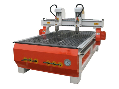 double heads vacuum table surface woodworking machine wood carving machine wood router