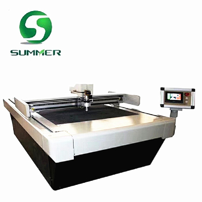 SM1625 cnc knife cutting machine with pressing roller