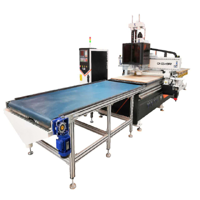 Factory Hot Sell !! ATC cnc router for furniture production line with loading and unloading table