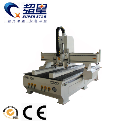Wood door lock drilling cnc machine1325