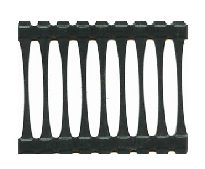 Polypropylene unidirectional tensile earthwork grid