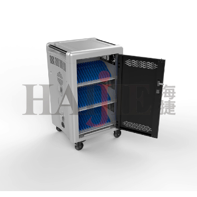 Laptop charging trolley