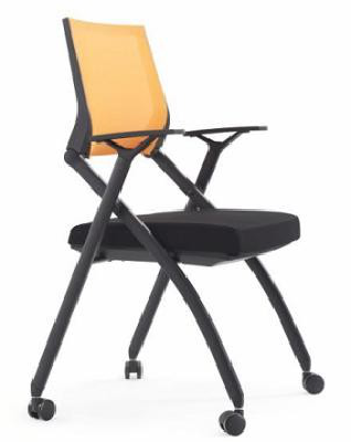 Chairs with writing pad and tablet arm