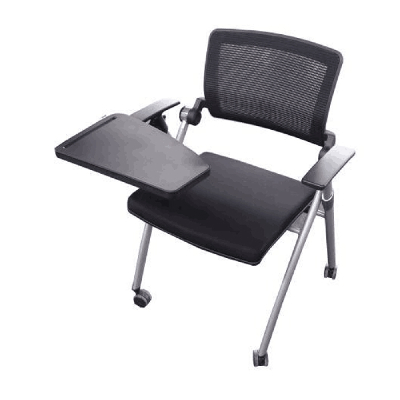 Student chair with writing tablet