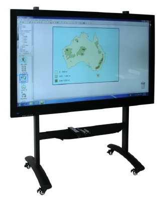 Classroom touch screen interactive monitor