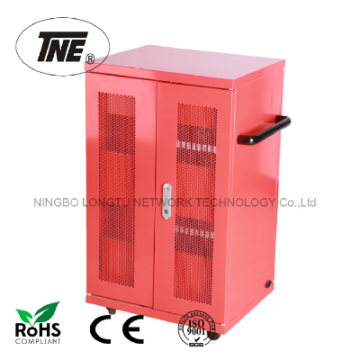 Professional tablet charge cabinet 40 port lapto charging trolley