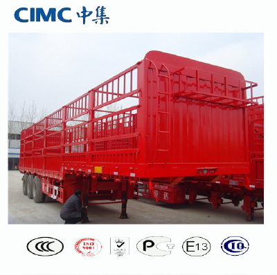 CIMC 3 Axle Livestock Transport Cargo Trailer Low Price