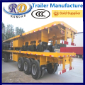 Hot Sell 3Axles Flatbed Container Semi-trailer for Sale