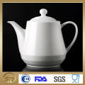 New plain white premium porcelain teapot 980ml for Hotel or Restaurant