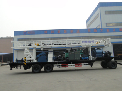 BZCT600(600m) trailer mounted drilling rig