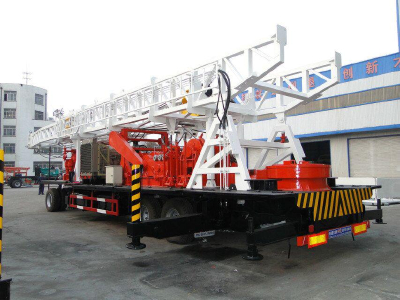 1000-1500 meter Tractor Mounted water well drilling rig