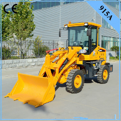 small log loader with wood fork