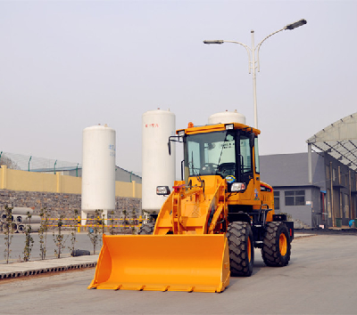 MINI front loader for ground drilling machine