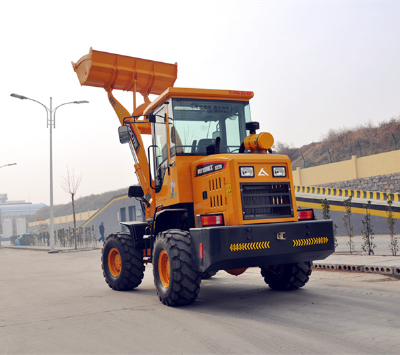 china mini trencher with front end loader