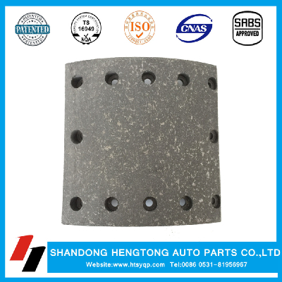 Truck spare parts brake lining WVA 19591 for BPW