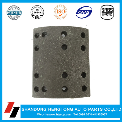 China auto parts manufacturers brake lining for sinotruk howo