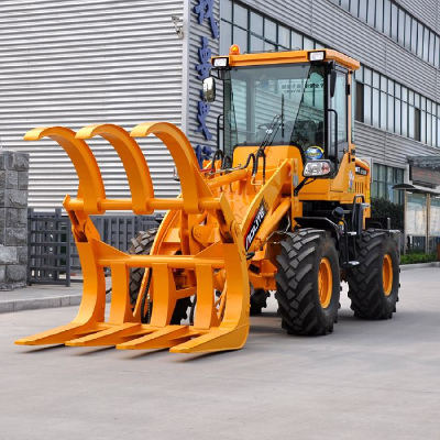 1T Front End Loader with Grass Fork