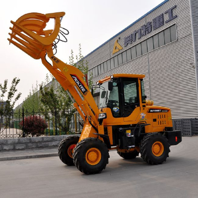 chinese small loader with grass fork