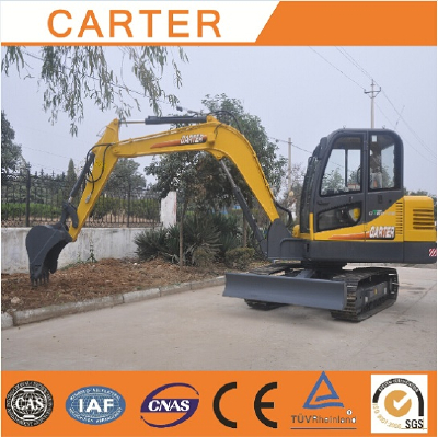 6T Hydraulic backhoe mini excavator with Cummins engine