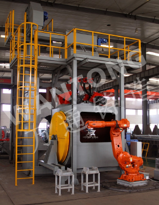 Crankshaft Shot Blast Robot