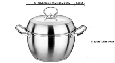 stainless steel soup pot