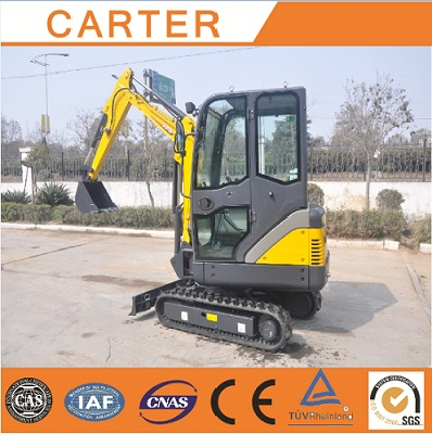 1.8t mini excavator with cabin/canopy