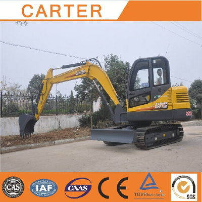 6t backhoe crawler excavator with Cummins engine