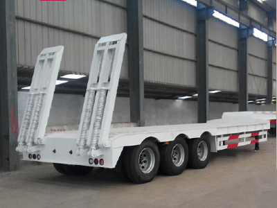 3 axle Low Bed Semi Trailer For Sale