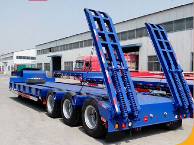 CIMC 4 axle Low Bed Semi Trailer For Sale