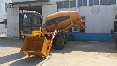 self loading concrete mixer on hot sale