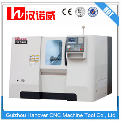 China cnc slant bed lathe with 3 jaw chuck in lower price CKX40L