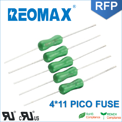 REOMAX RFP 4*11mm Fast-Acting Subminiature Fuse 350V 0.1-15A