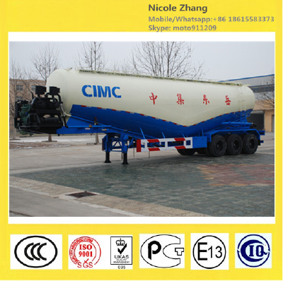CIMC Hot Sale 3 Axle 69 cbm Bulk Cement Trailer