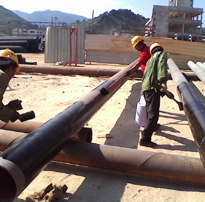 oil steel pipeline glue