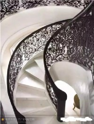 Wrought iron stairs