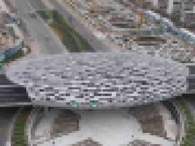 Aluminum glass curtain wall with CE / ISO certification