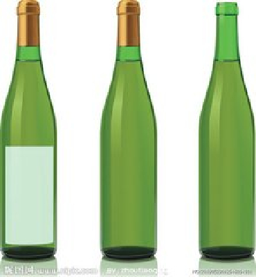 glass wine bottle